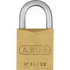 ABUS 80619 Zylindervorhangschloss 85/20 Schlosskörperbreite 21 Mm Messing Versch 13