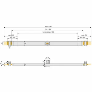 ► ABUS Panzerriegel PR2600 Slimline-weiß In Weiß Und Braun 6