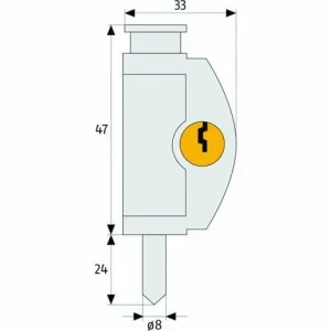 ABUS Fenster-Zusatzsicherung FTR42 Weiss Ausführung: 9