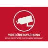 ABUS AU1321 Warnaufkleber Videoüberwachung Sprachen Deutsch (B X H) 74 Mm X 52.5 Mm 5